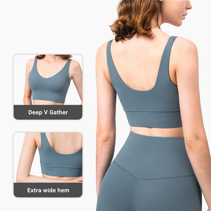 Womens Sports Bra Fitness Yoga Top