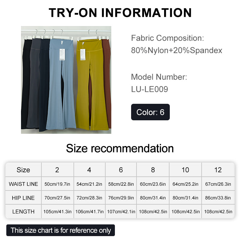Flare Leggings High Waist Gym Pants