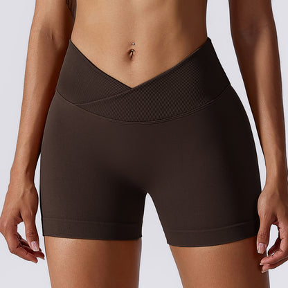 Gym Fitness Shorts Seamless Butt Lift Shorts