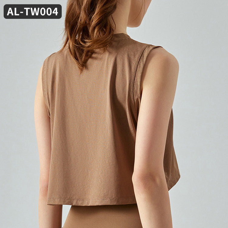 Yoga Wear Women's Top Sleeveless Casual T Shirt