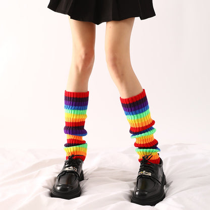 Sports Leg Warmer Colorful Sports Socks