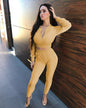 Zipper Hoodie Pants Set Gym Fitness Sports Sets