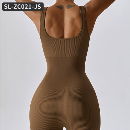Seamless Jumpsuits Bodysuit Gym Yoga Wear
