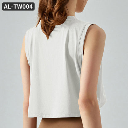 Yoga Wear Women's Top Sleeveless Casual T Shirt