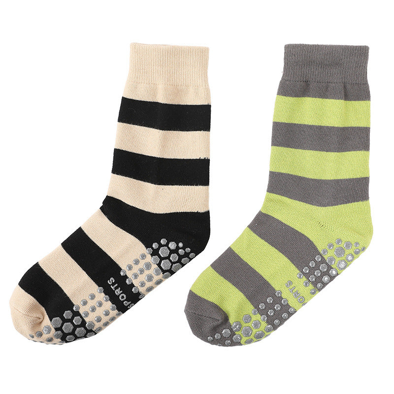 Striped Socks Mid length Pilates Socks