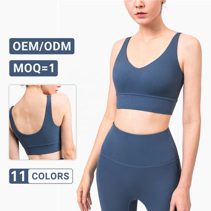 Womens Sports Bra Fitness Yoga Top