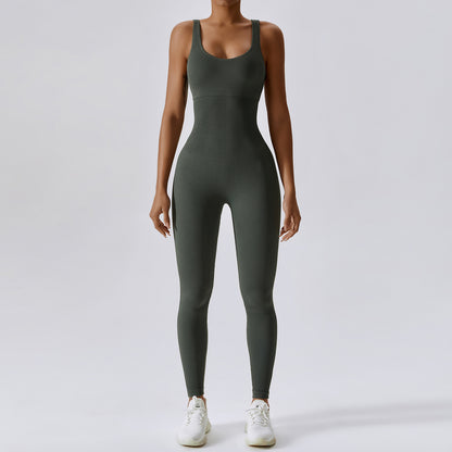 Seamless Jumpsuits Bodysuit Gym Yoga Wear