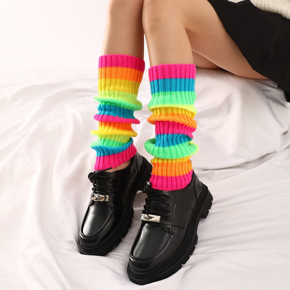 Sports Leg Warmer Colorful Sports Socks