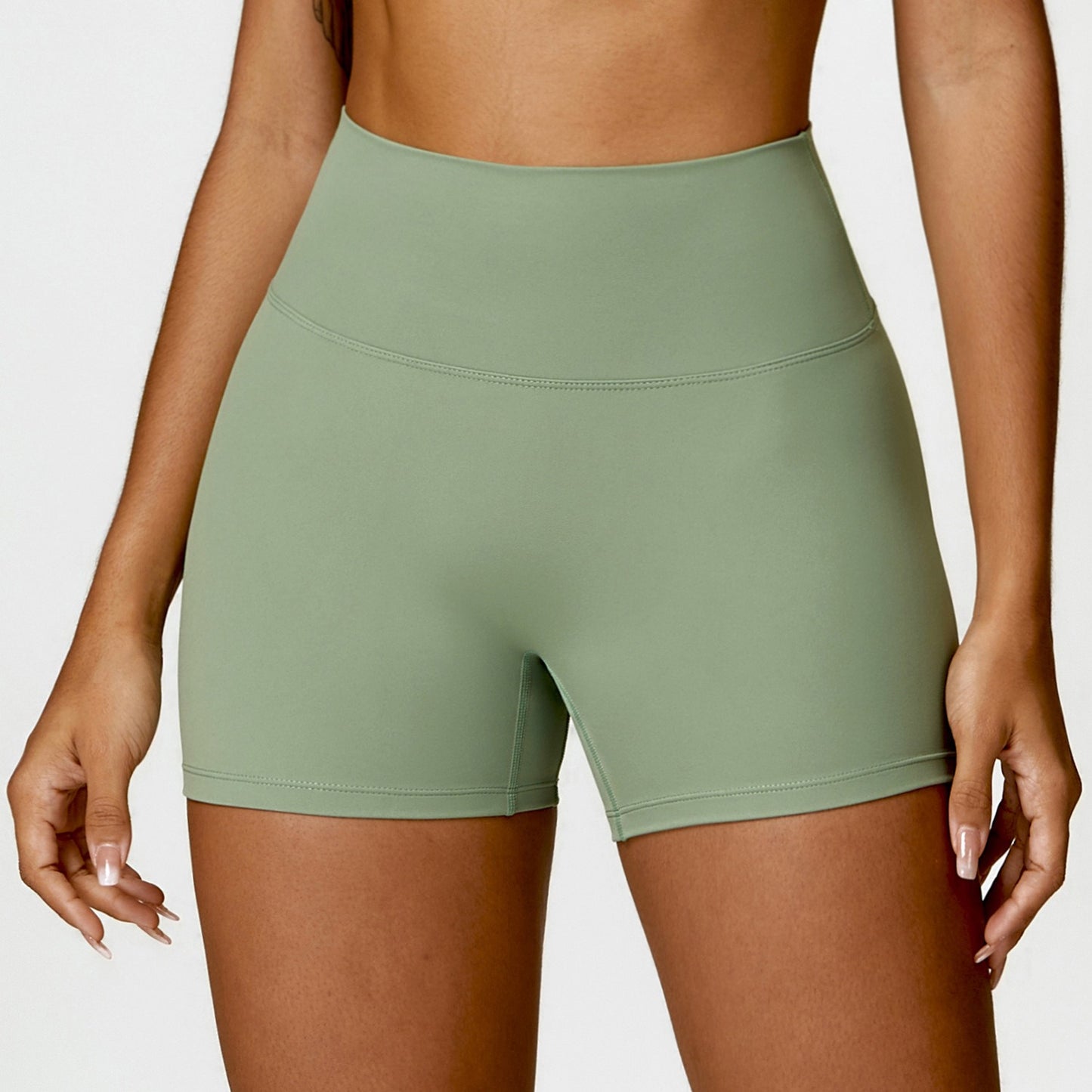 High-Waisted Yoga Shorts