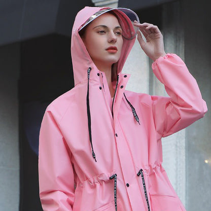 Raincoat Unisex Long Rain Jacket
